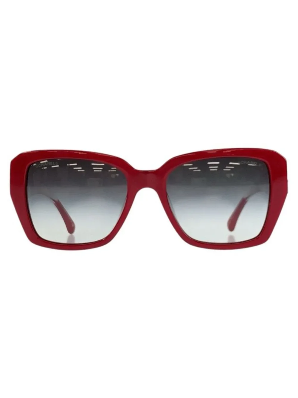 Chanel CC Logo Red Acetate C S6 Sunglasses Eyewear